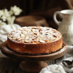 Traditionelle Spanische Mandeltorte