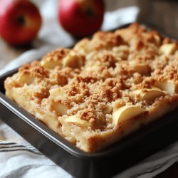 Apfel-Puddingkuchen vom Blech