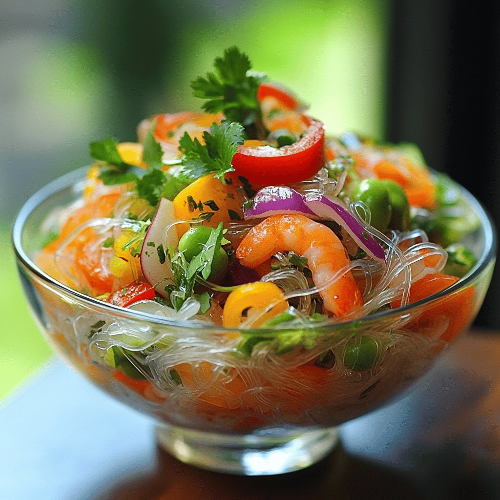 Asiatischer Glasnudelsalat