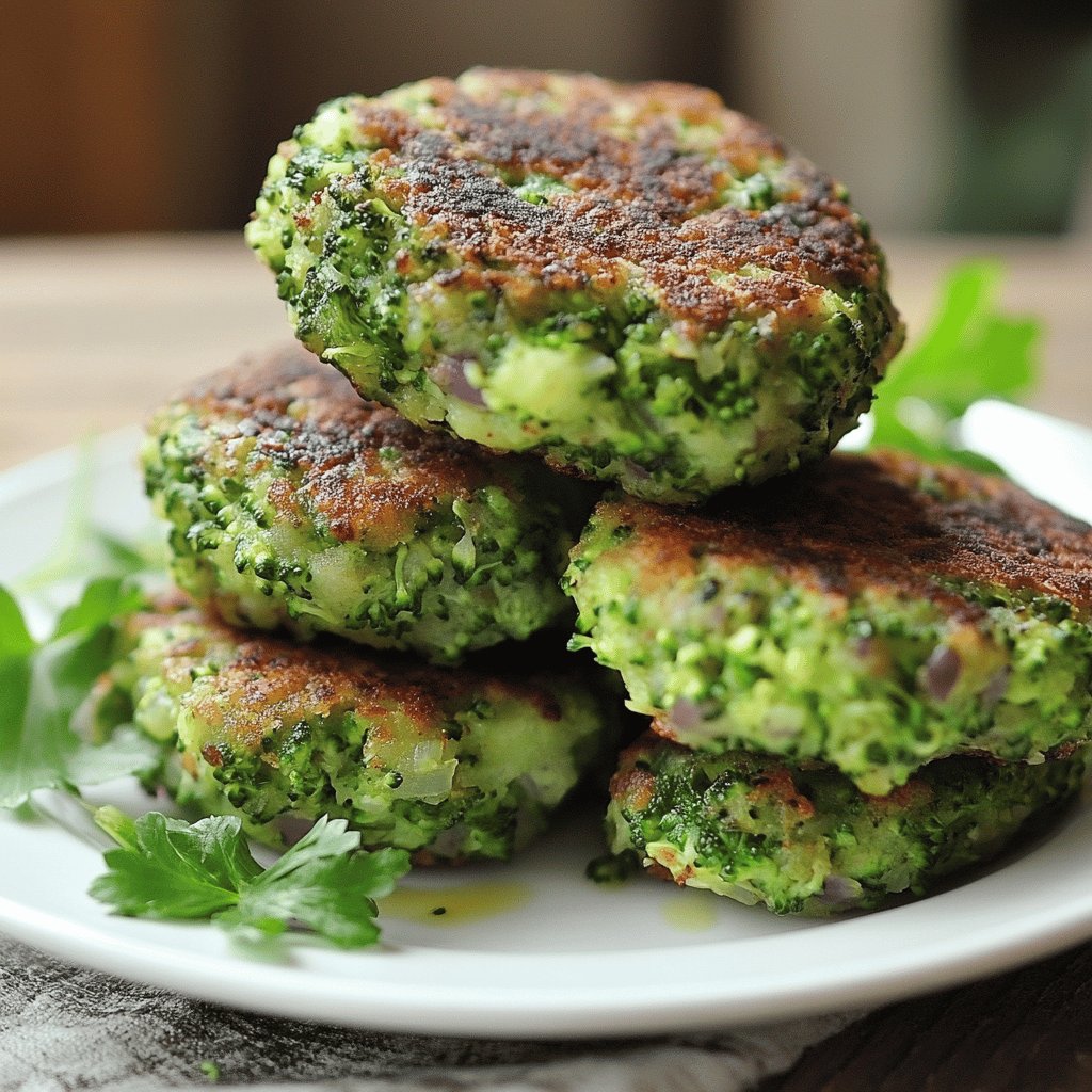 Knusprige Brokkoli-Patties