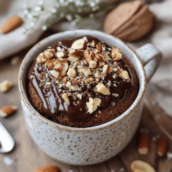 Veganer Nuss-Mikrowellenkuchen