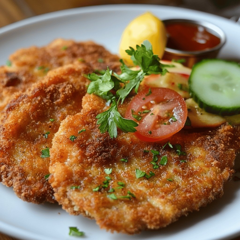 Leckeres Schnitzelgericht