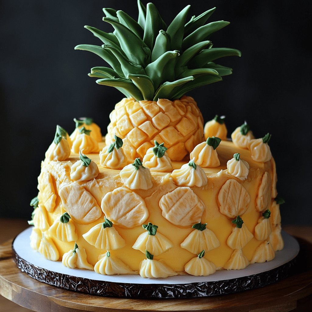 Saftiger Ananaskuchen