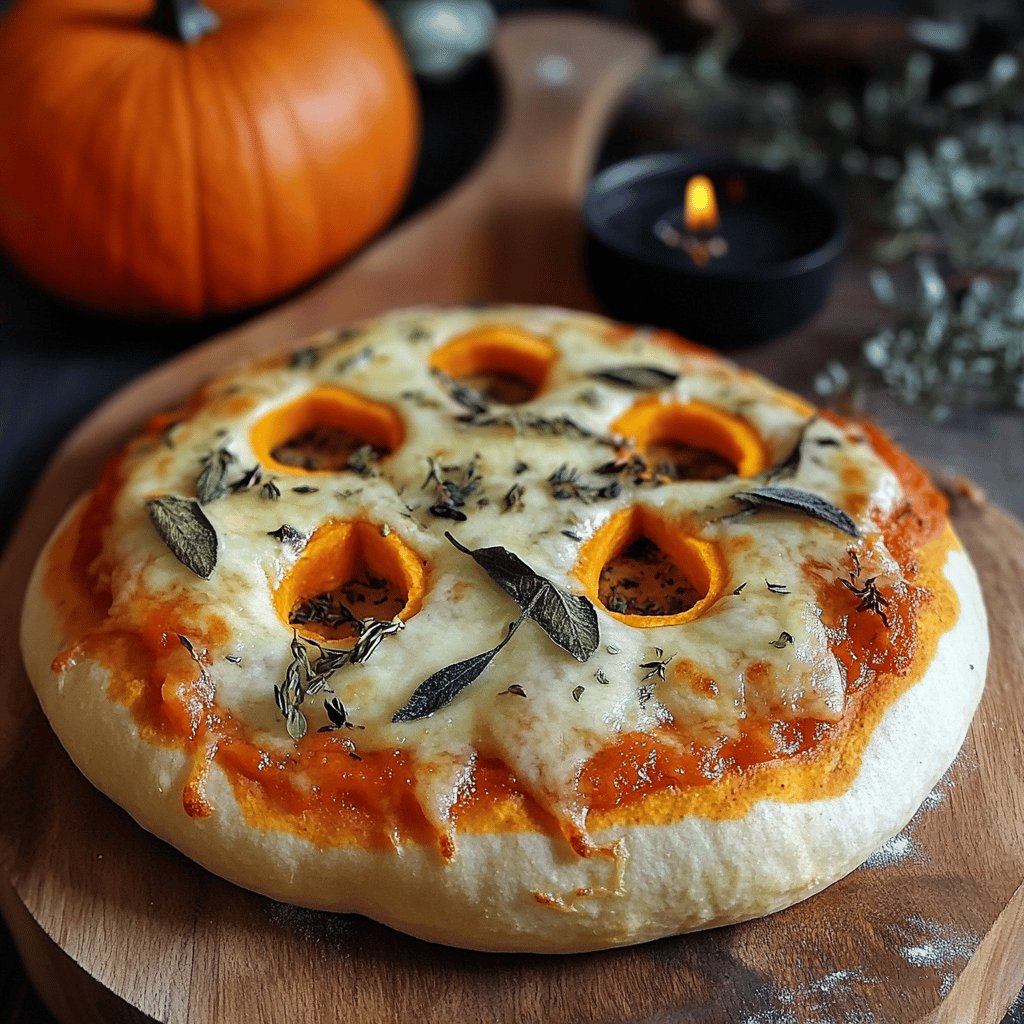 Herbstliche Kürbis-Pizza