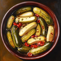 Eingelegte mexikanische Minigurken