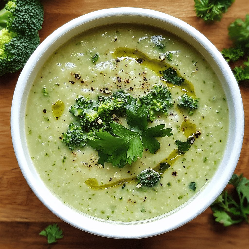 Cremige Blumenkohl-Brokkoli-Suppe