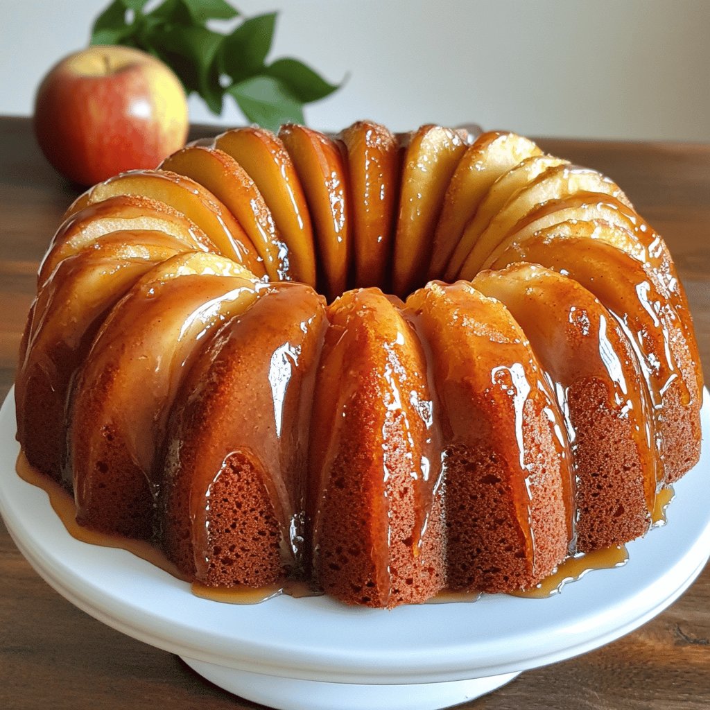 Köstlicher Apfelkuchen mit Guss
