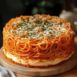 Kreativer Spaghettikuchen