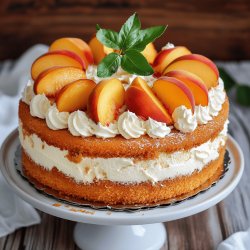 Fruchtiger Fanta-Pfirsich-Kuchen