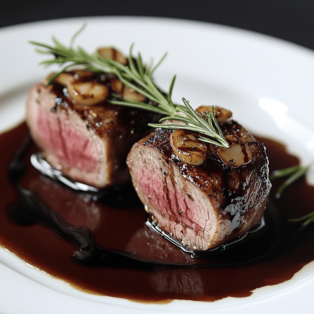 Balsamico-Lammfilet