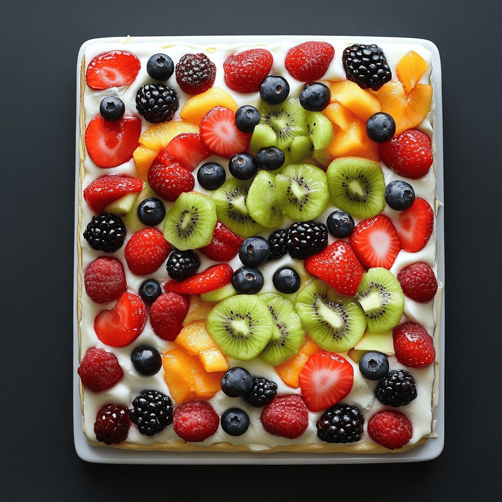 Fruchtiger Blechkuchen