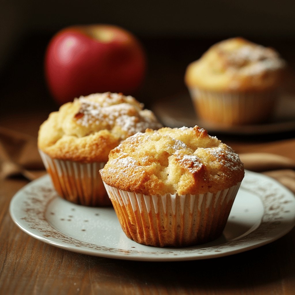 Köstliche Apfel-Vanille-Muffins
