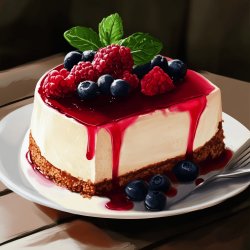 Klassischer deutscher Käsekuchen