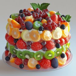 Einfacher Obst-Rührkuchen