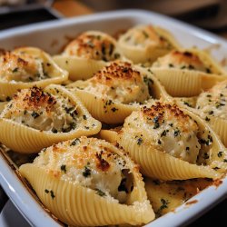 Gefüllte Muschelnudeln mit Käse