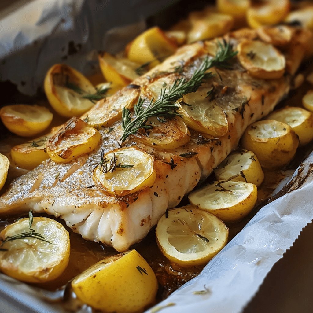 Einfacher Ofenfisch