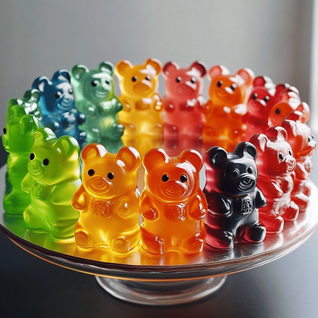 Bunter Gummibärchenkuchen