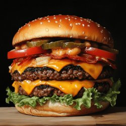 Klassische Amerikanische Hamburger