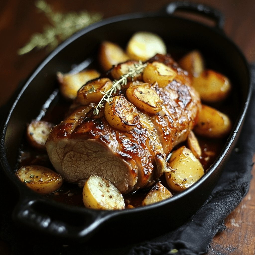 Klassischer Schweinebraten
