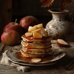 Köstlicher Apfel-Eierpfannkuchen