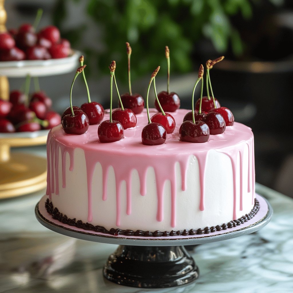 Traditioneller Kirschkuchen