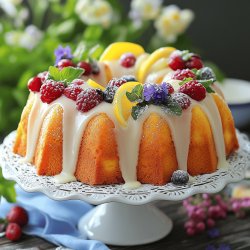 Zitronen-Joghurt-Gugelhupf