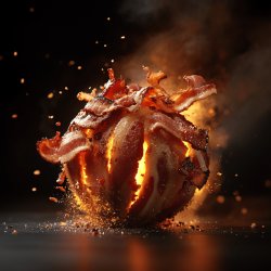 Gefüllte Bacon-Rolle
