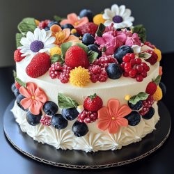 Einfache Sahnetorte