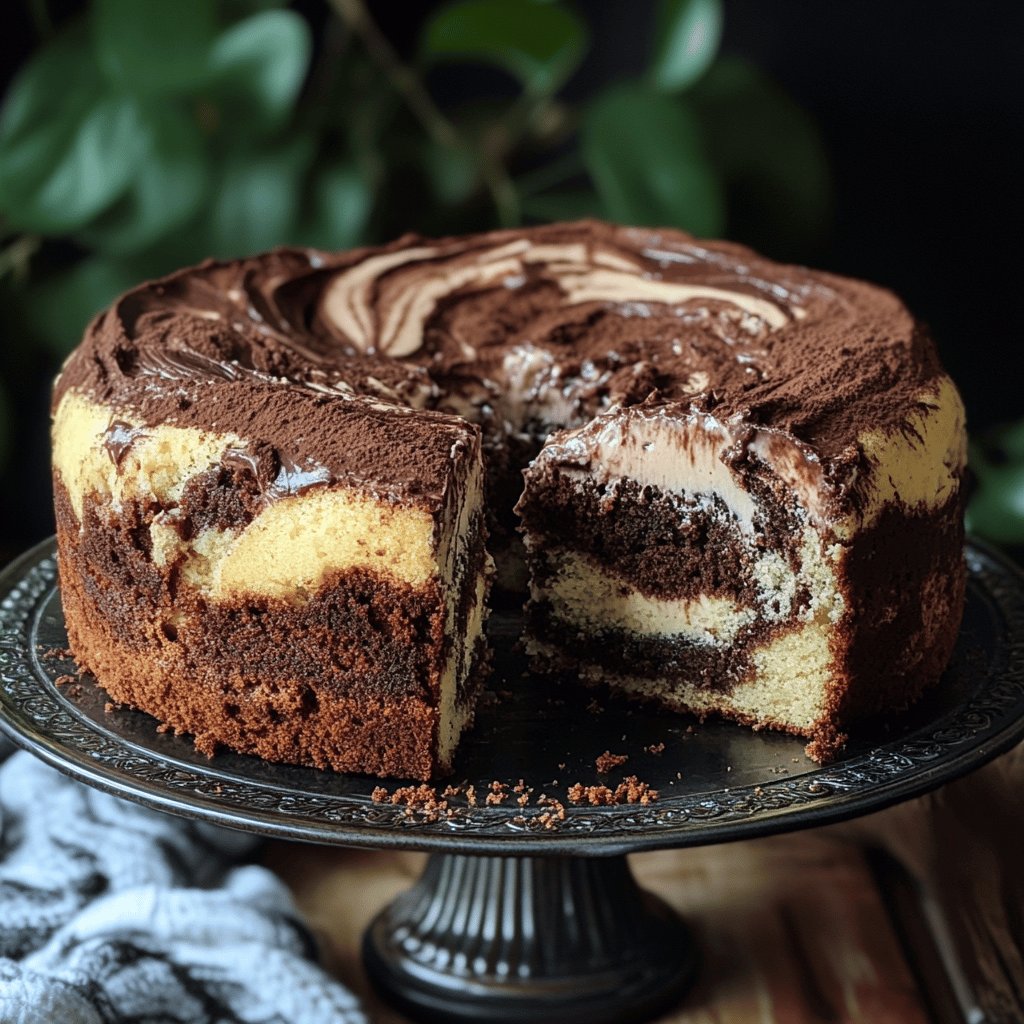 Klassischer Marmorkuchen