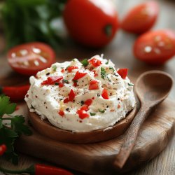 Paprika-Frischkäse-Aufstrich