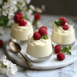 Köstliche Weiße Schokoladenmousse