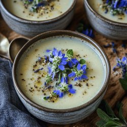 Kartoffelsuppe mit Borretsch