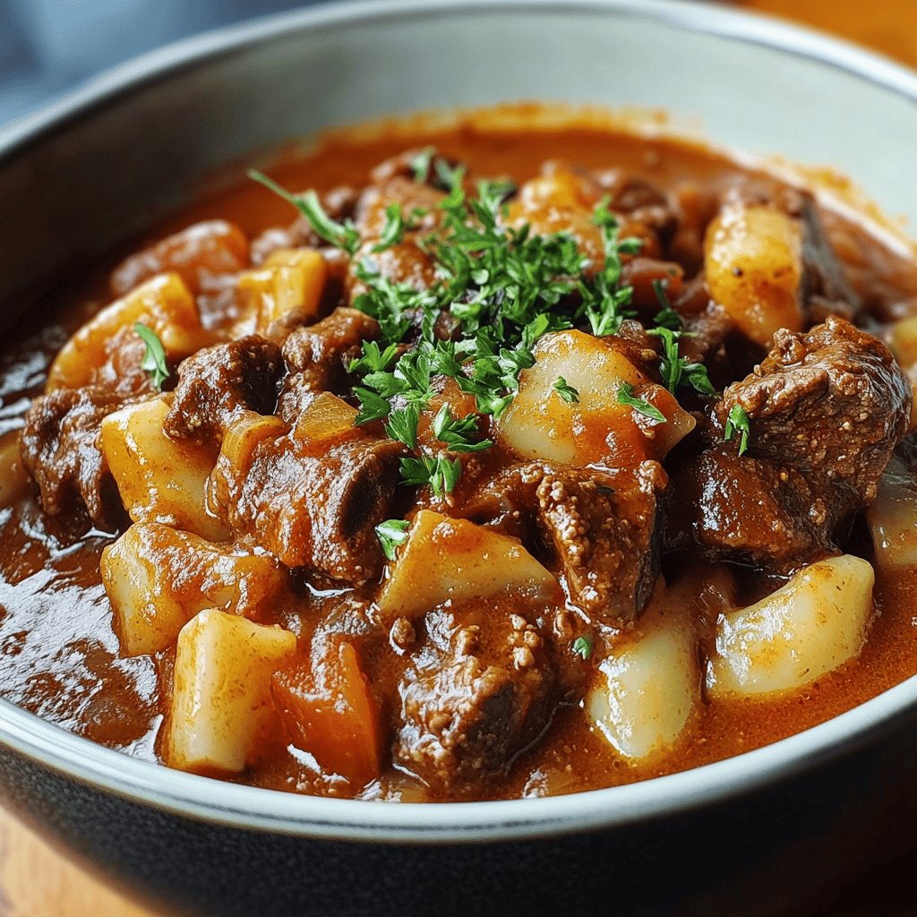 Klassisches Rindergulasch