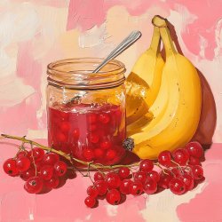 Fruchtige Johannisbeer-Bananen-Marmelade