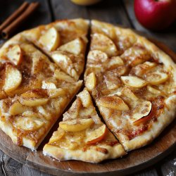 Apfel-Zimt-Dessertpizza