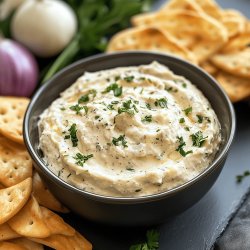 Cremiger Zwiebeldip