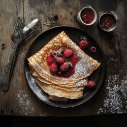 Klassische Französische Crêpes