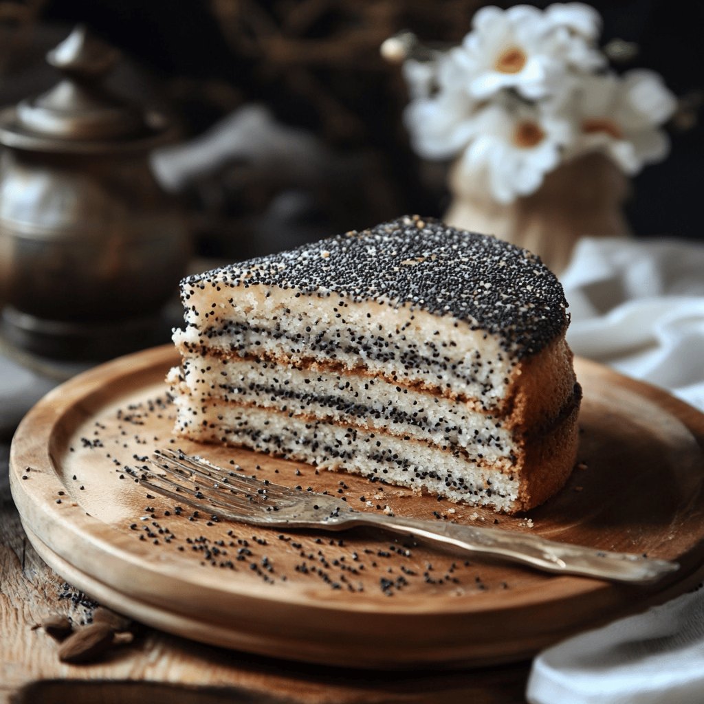 Traditioneller Schlesischer Mohnkuchen