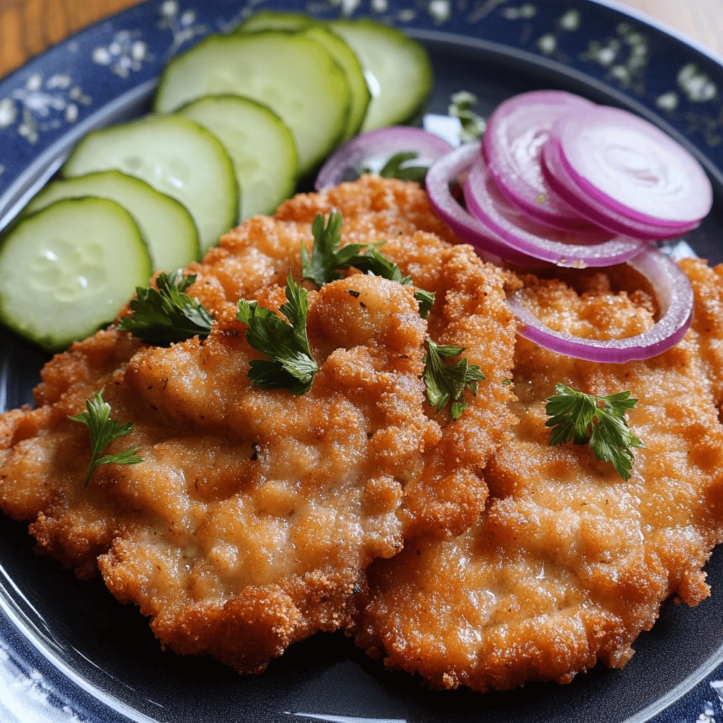 Eingelegte Schweineschnitzel