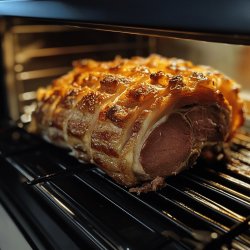 Schichtfleisch im Omnia-Ofen