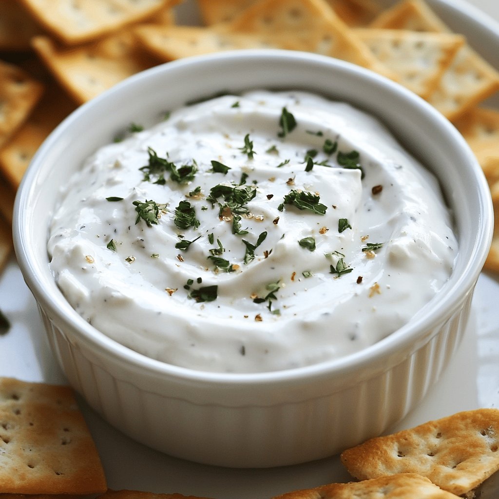 Einfacher Sauerrahm-Dip