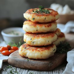 Herzhafte Hüttenkäse-Taler