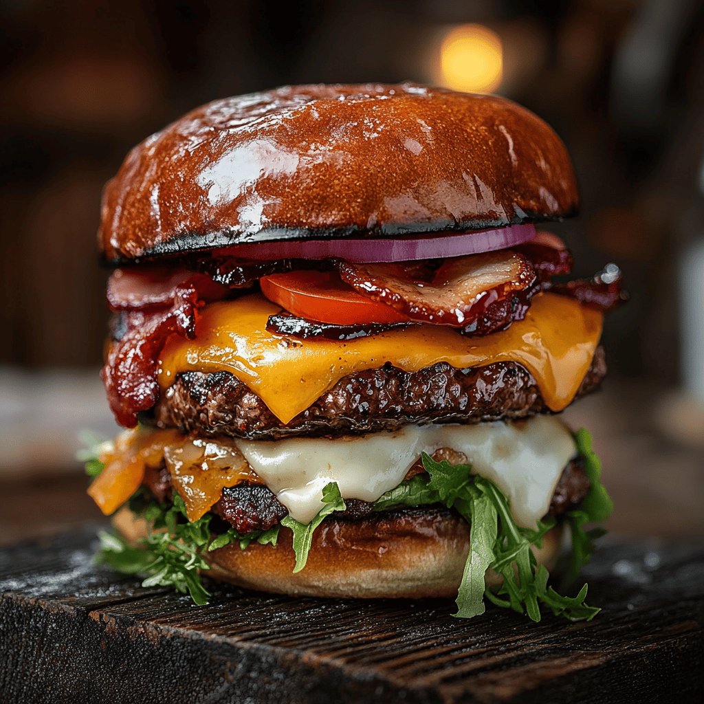 Herzhafter Leberkäs-Burger
