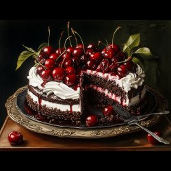 Blech-Schwarzwälder Kirschtorte