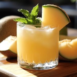 Hausgemachter Melonenlikör