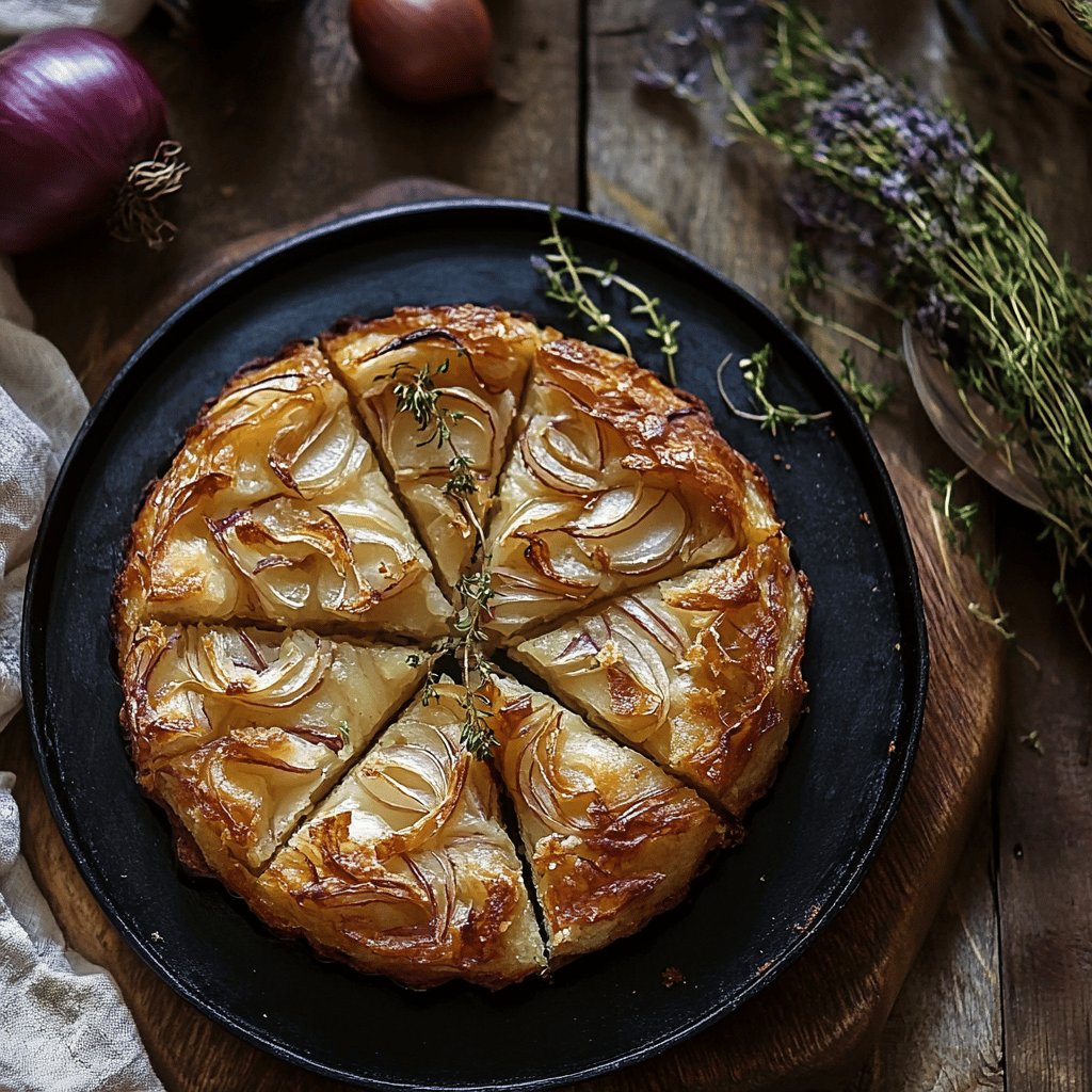 Klassischer Zwiebelkuchen