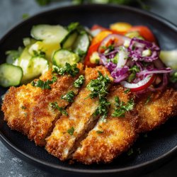 Eingelegte Panierte Schnitzel