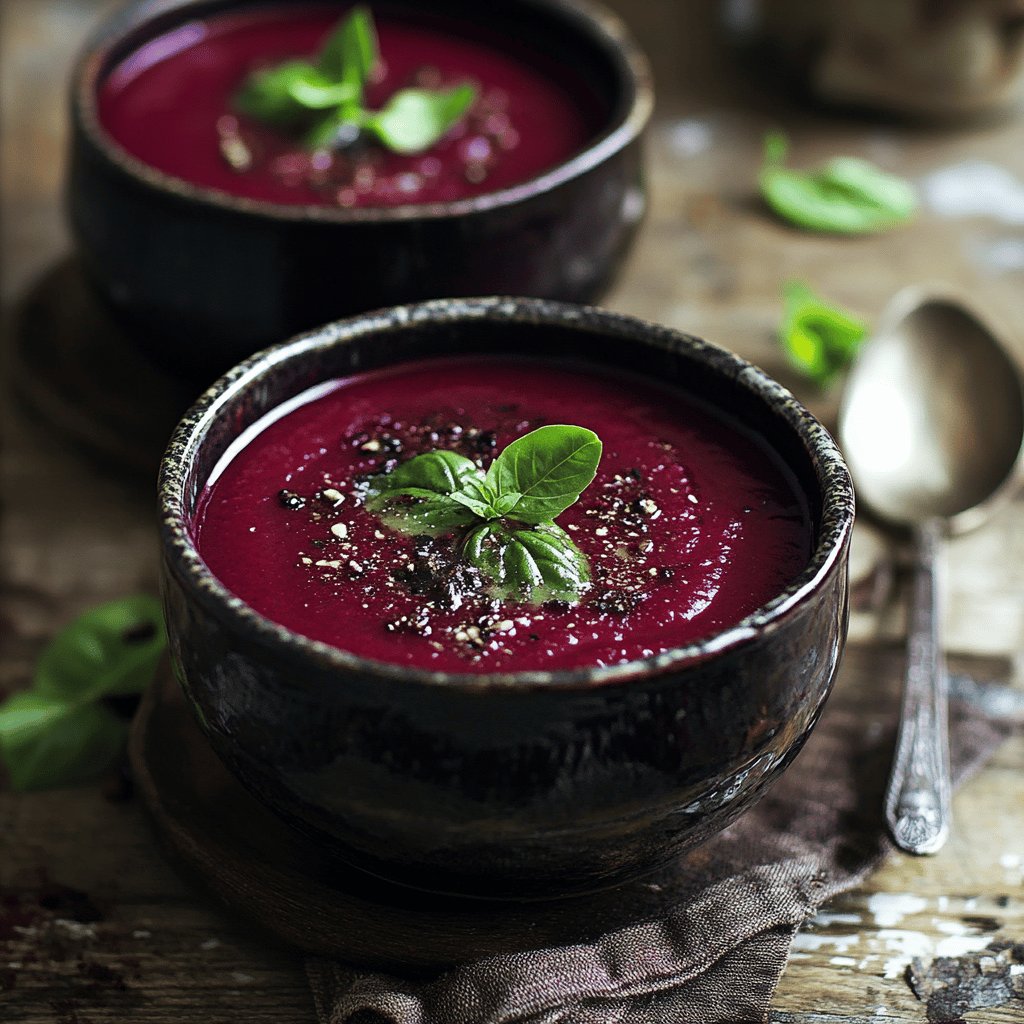 Klassische Rote-Bete-Suppe