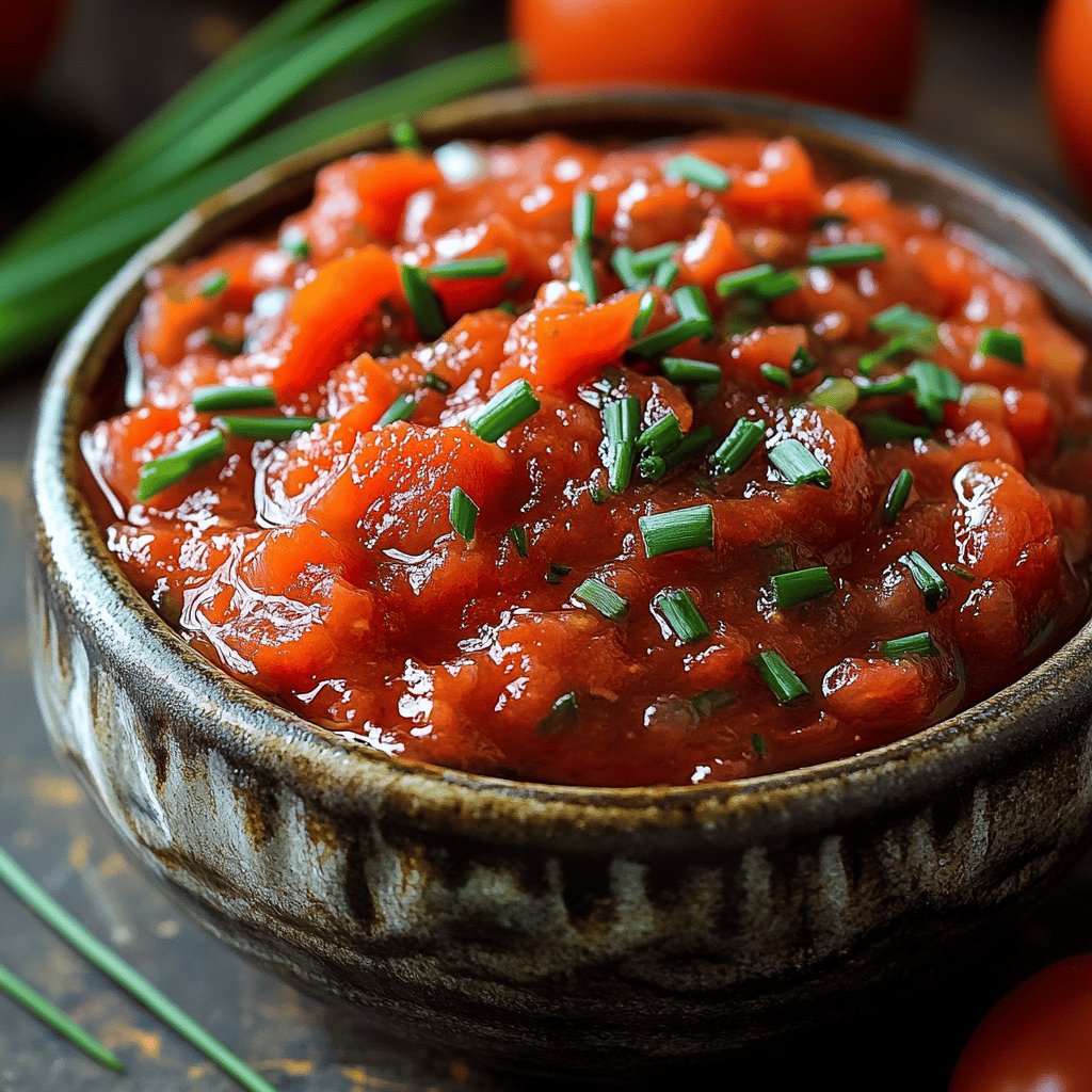 Hausgemachte Tomatensauce mit Kräutern