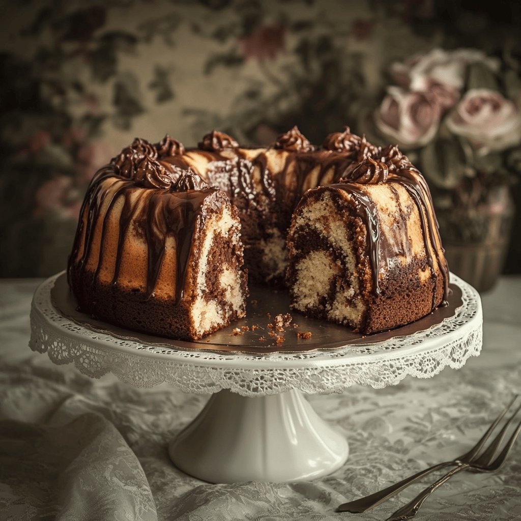 Klassischer Marmorkuchen